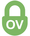 OV SSL сертифікат у вигляді замочка